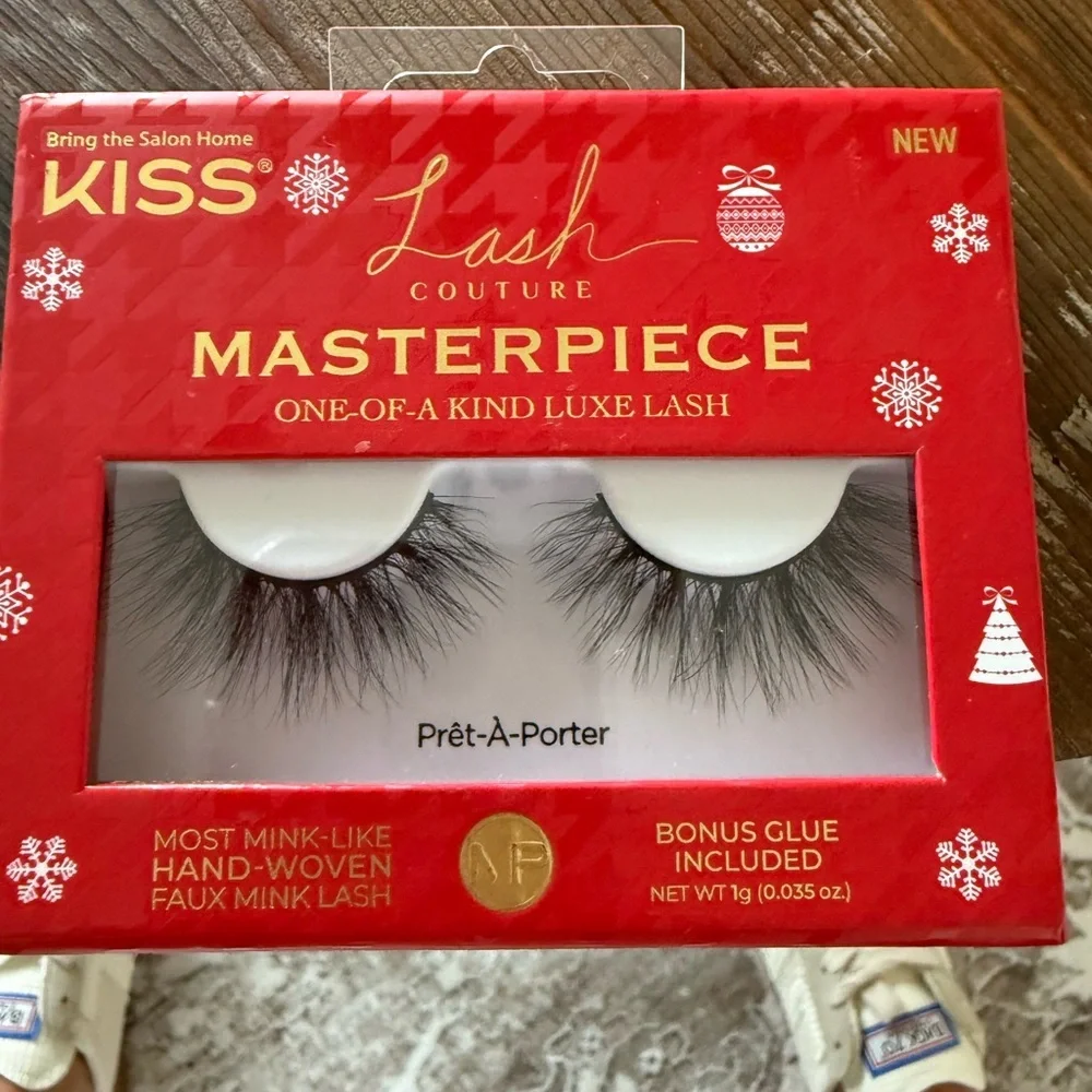 3 Kiss Lash Couture Masterpiece 12mm Black Lashes‎
